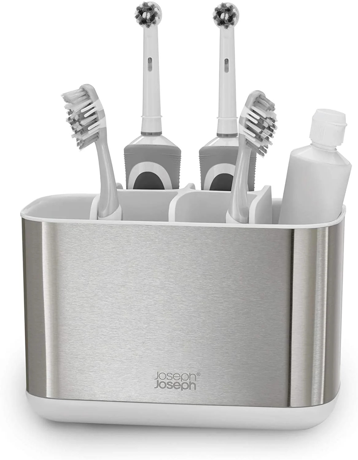 Stainless steel Joseph toothbrush holder