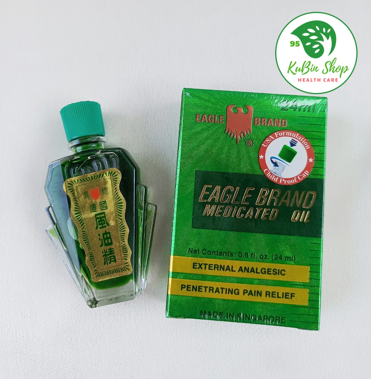 Dầu gió Con Ó Eagle Brand 24ml hàng Mỹ Chính hãng
