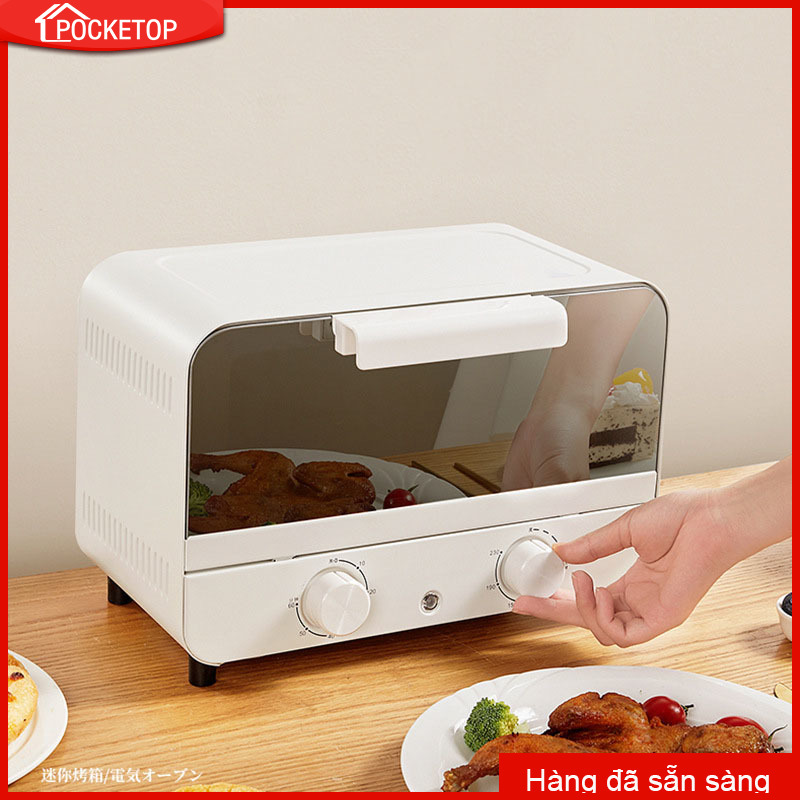 Lò nướng mini POCKETOP dung tích  có thể điều chỉnh nhiệt độ