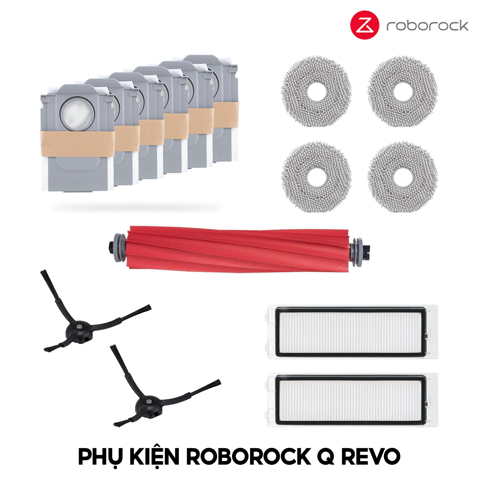 Mới 2023 - Phụ kiện Robot hút bụi Roborock Q ReVo