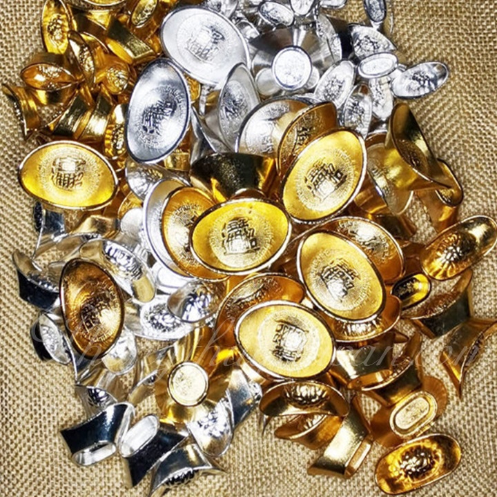 Thỏi VÀNG ,BẠC chiêu lộc (đủ kích cỡ) - phong thuỷ