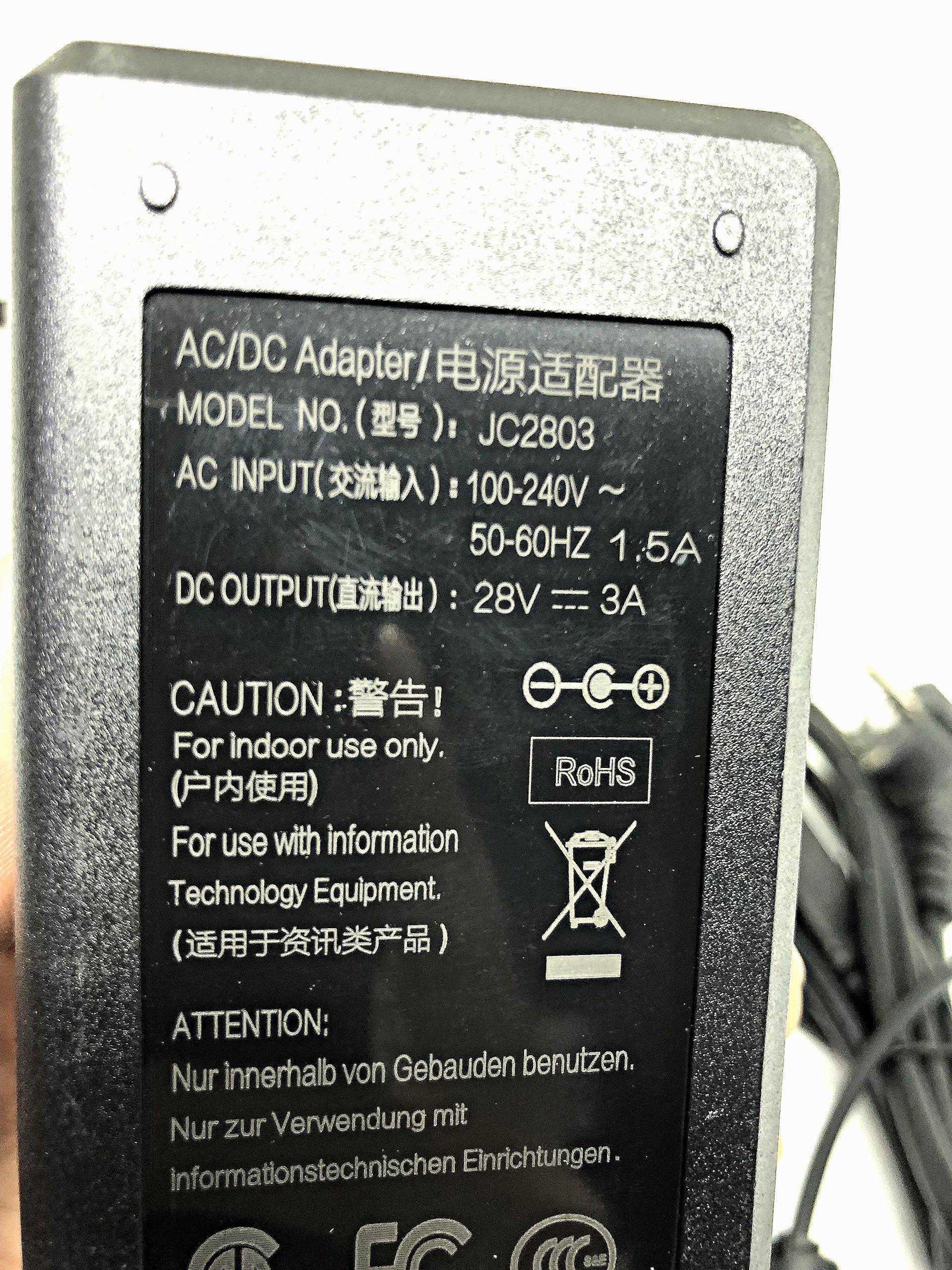 BỘ NGUỒN SẠC 28V 3A