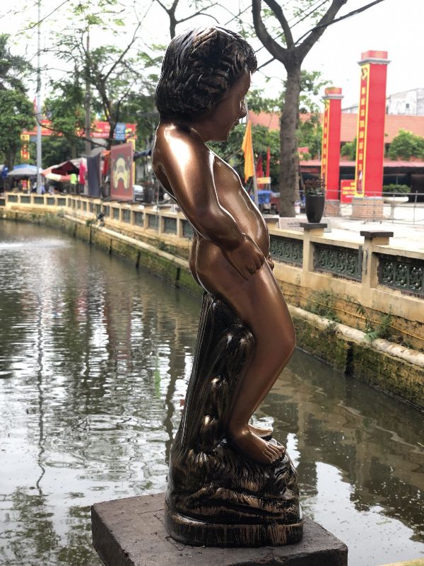 Tượng cu tè 38cm