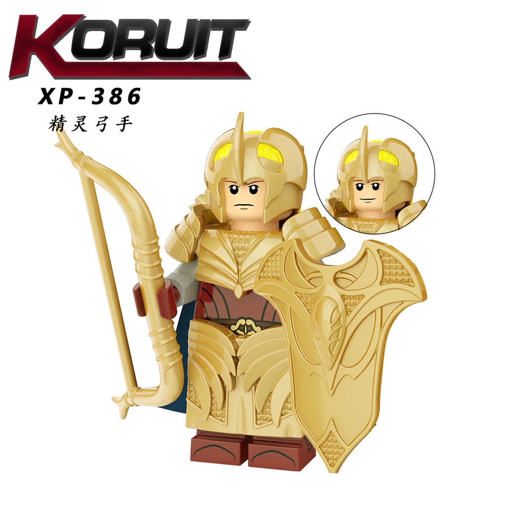 Minifigures Chiến Binh Elf Tiên Tộc Mirkwood Elves Trong Seri Phim Chúa Tể Những Chiếc Nhẫn Lord Of The Rings KT1050