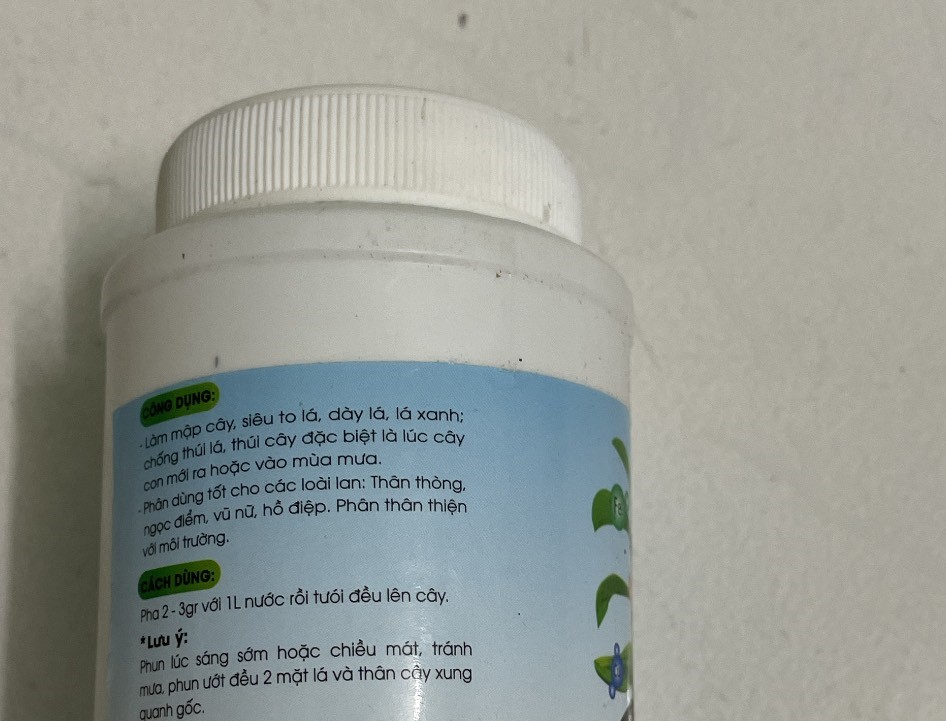 Phân bón mập thân lá mít thân nù lọ 100g
