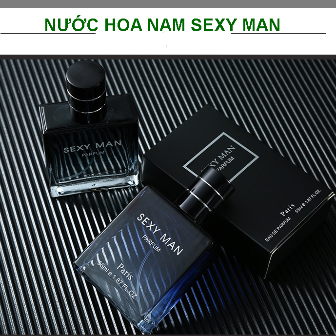 Nước hoa nam mùa hè sexy man, nuoc hoa nam, nuoc hoa nam men quyến rũ hương thơm nhẹ nhàng khiến nàng tan chảy, thể tích 55ml - inosa