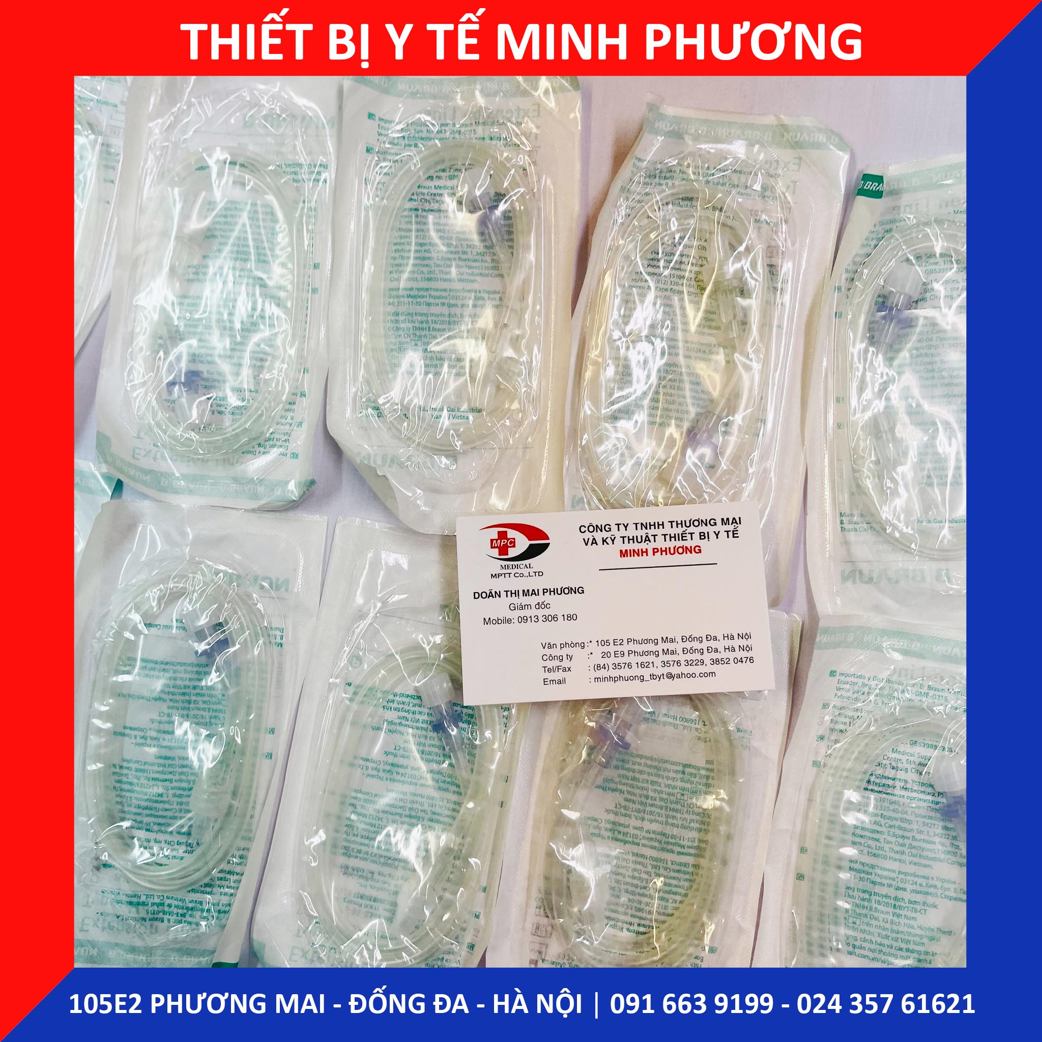 Dây nối bơm tiêm điện BRAUN
