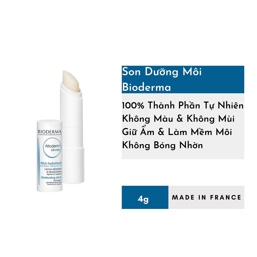 Son Dưỡng Môi Bioderma Atoderm Levres 4g