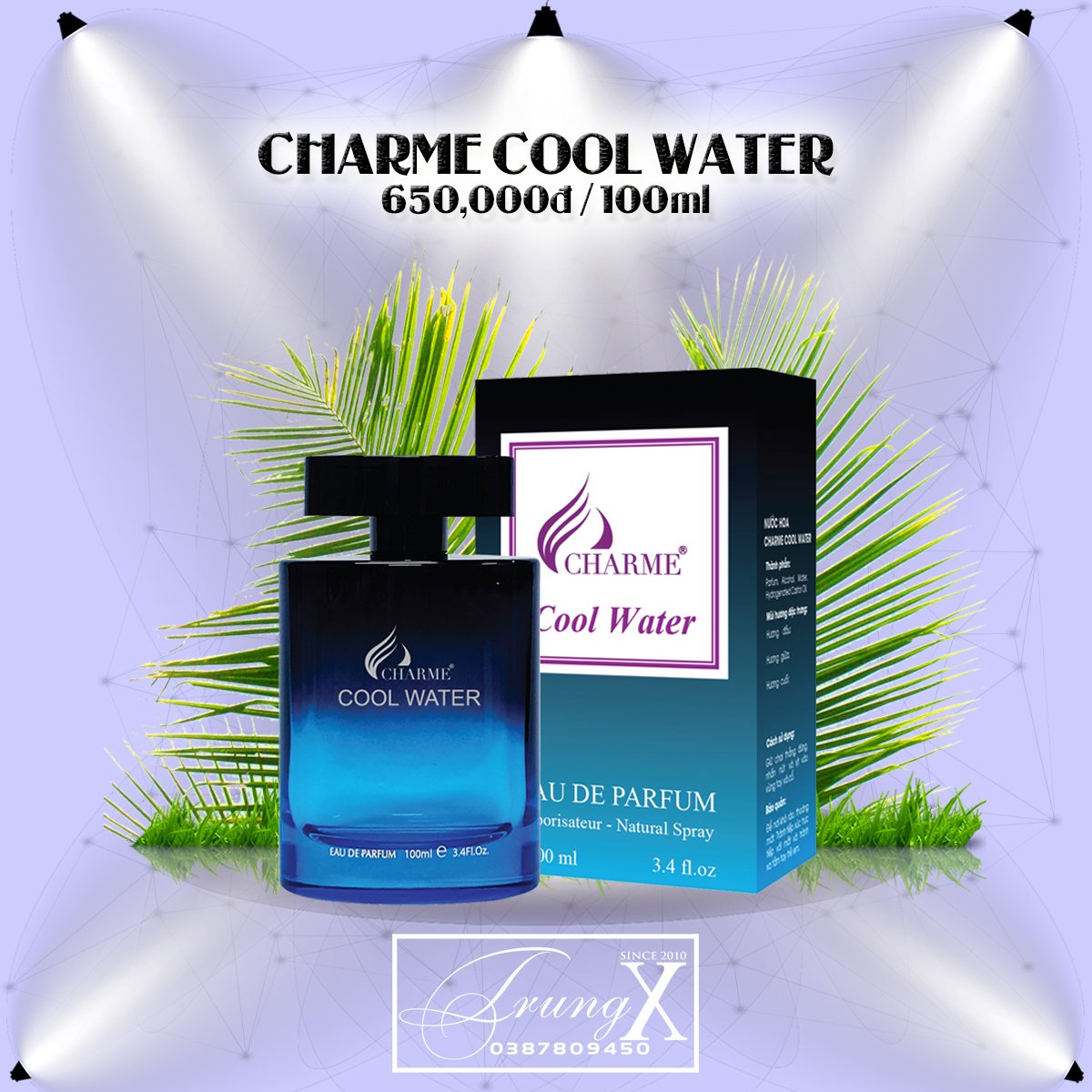 [HCM]Nước hoa nam cool water 100ml ( mẫu mới )- TS02