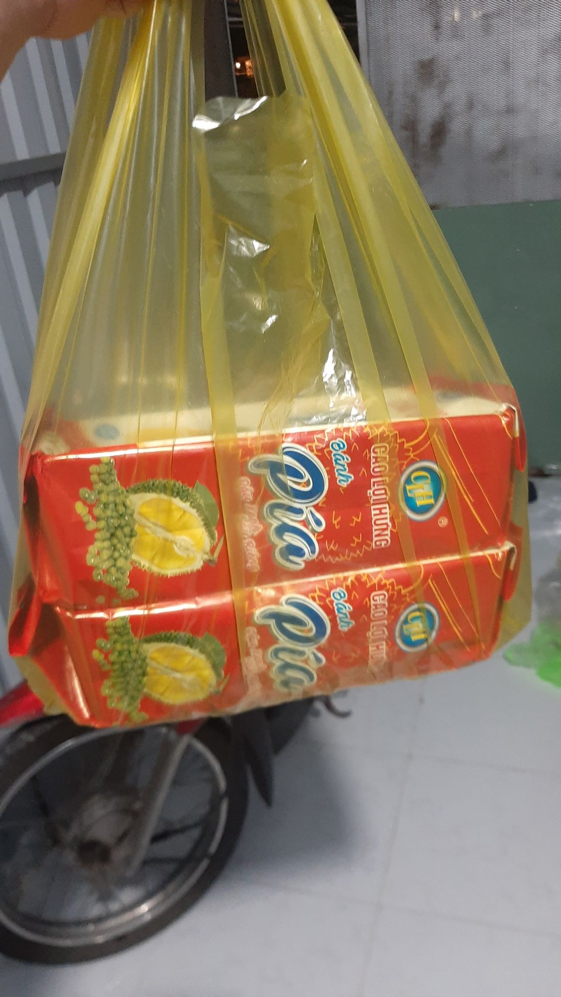 [HCM]Đậu xanh sầu riêng trứng muối 400gr