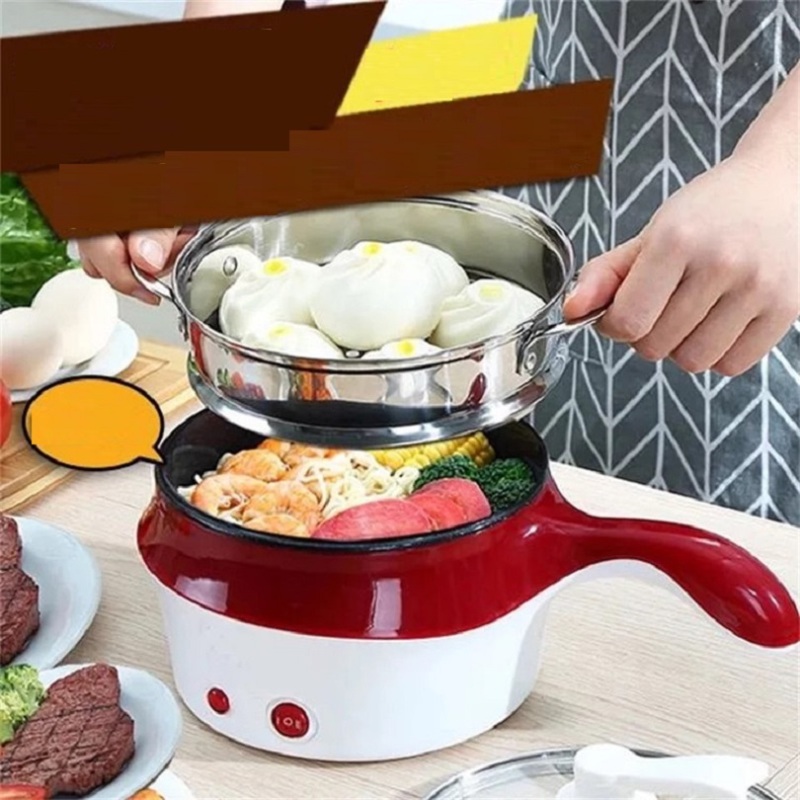 Ca nấu mì đa năng có lồng hấp 18 cm