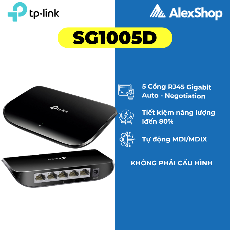 Bộ chia mạng tp-link sg1008d / sg1005d switch 8 / 5 cổng gigabit