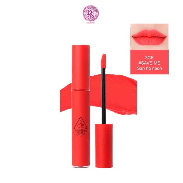 Son Kem 3CE Velvet Lip Tint Thỏi Tròn (4g)