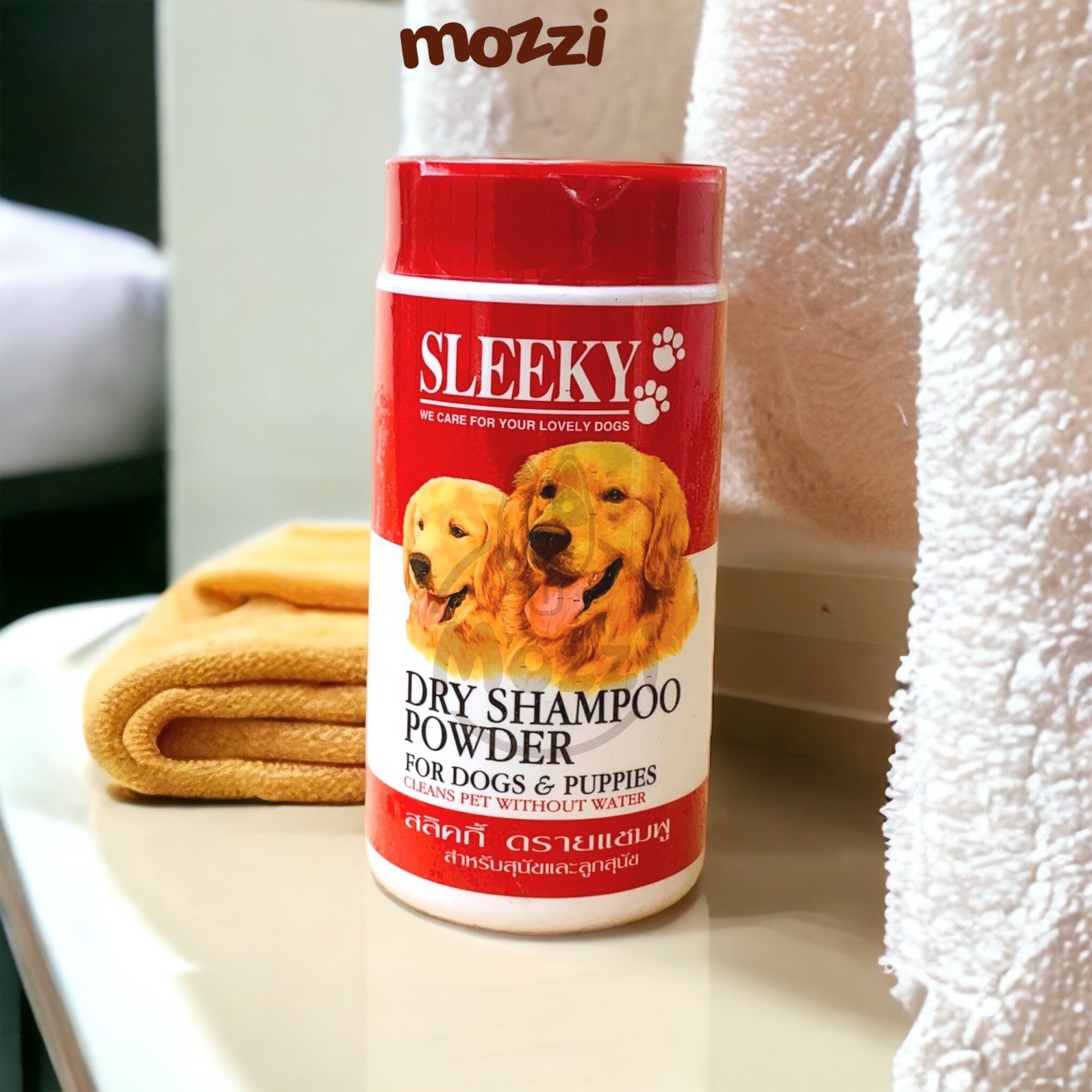 Tắm khô Sleeky Phấn dạng bột phấn cho chó mèo