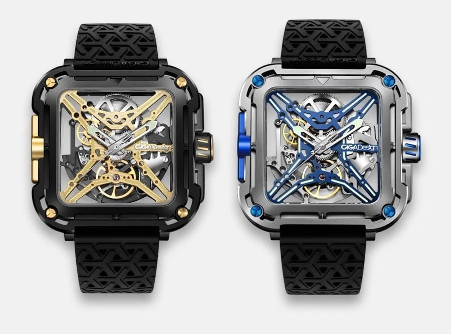 Đồng hồ cơ CIGA Design X Titanium Vàng THỜI TRANG CAO CẤP Đồng Hồ Cơ hàng