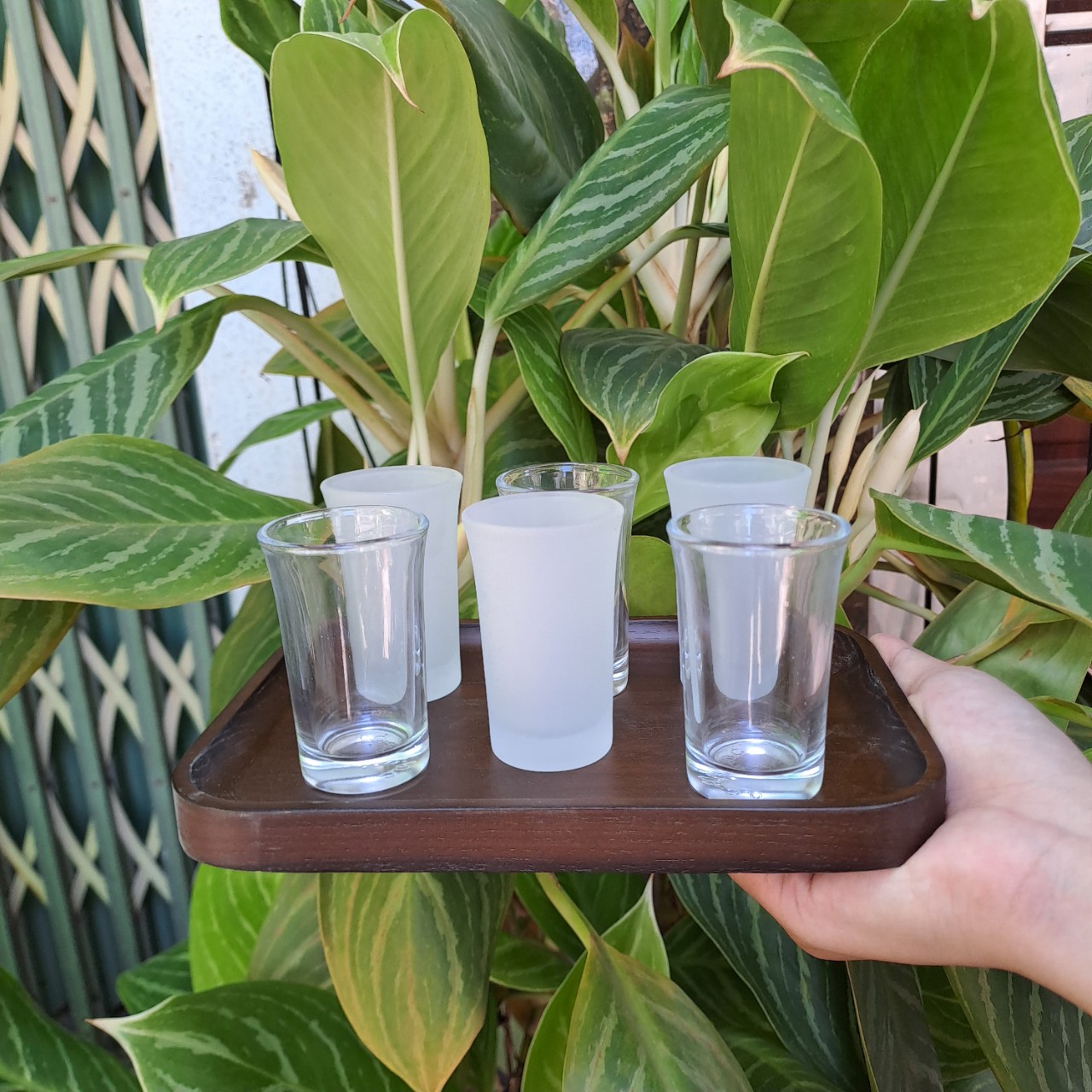 Ly short thủy tinh pha lê 70ml+40ml mã B52( set 6 ly)