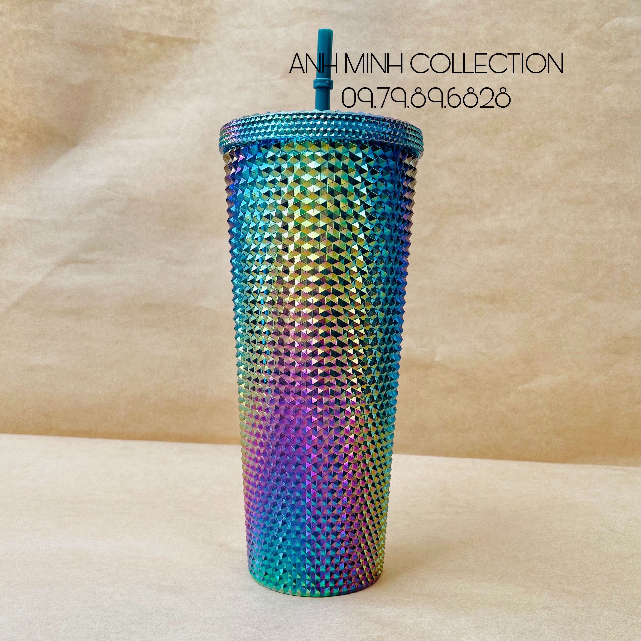 BÌNH STARBUCKS STUDDED - OIL SLICK
