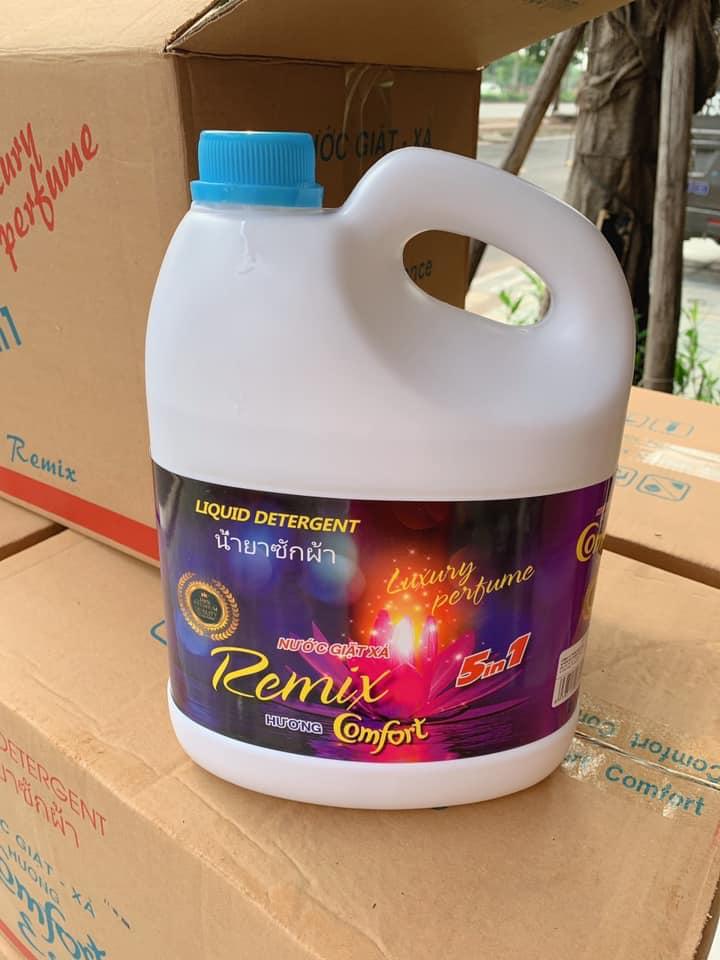 NƯỚC GIẶT XẢ COMFORT 5 IN 1  CAN 3,8 lit