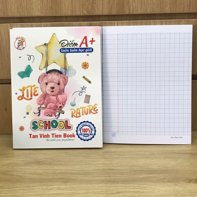 TẬP,VỞ HỌC SINH 4 OLY96 TRANG GIẤY DÀY KHÔNG LEM TÂN VĨNH TIẾN ĐỊNH LƯỢNG 100mgs