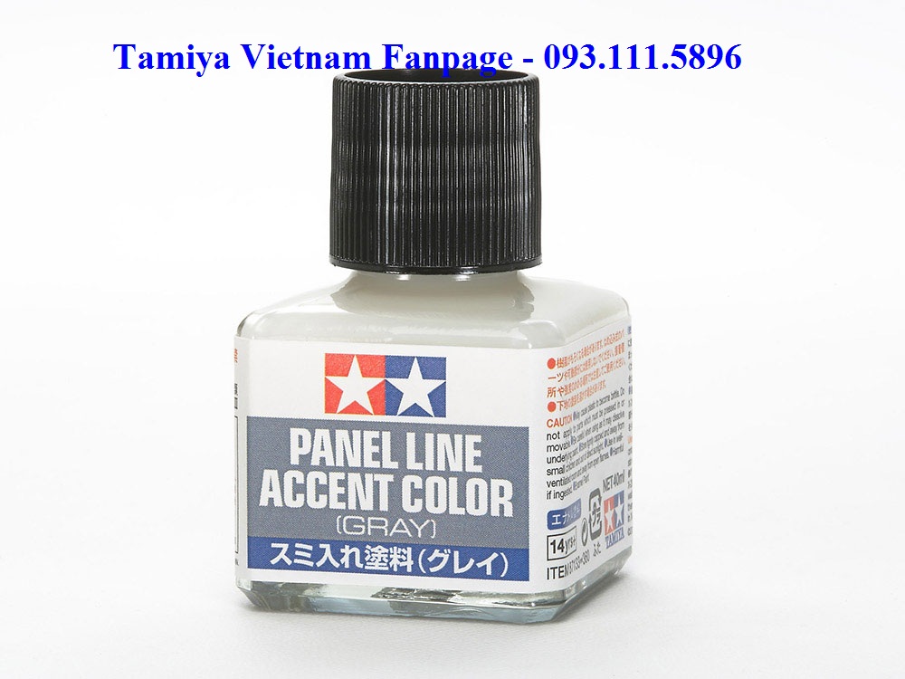 [TAMIYA] 87133 Dung dịch kẻ lằn chìm PANEL LINE ACCENT COLOR (GRAY)