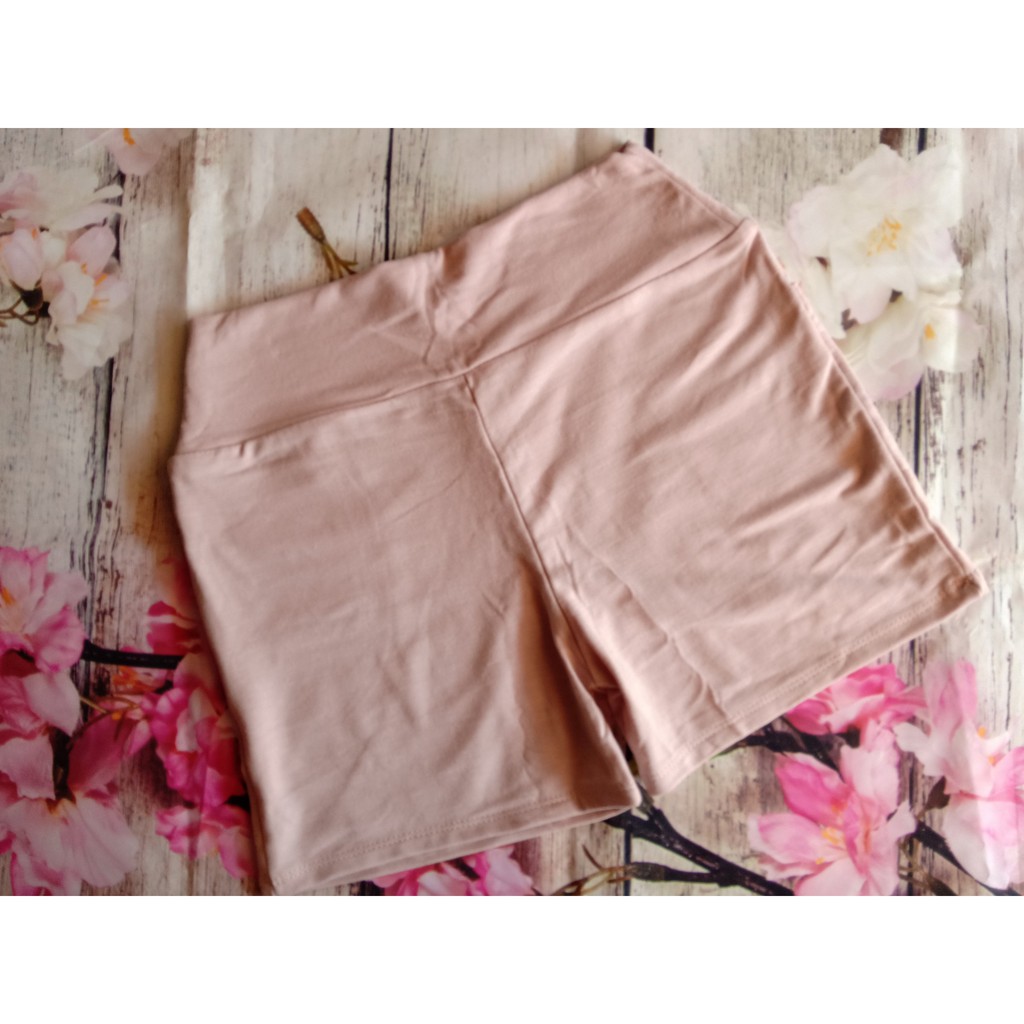 [HCM]Set 2 Quần Đùi Mặc Váy Bà Bầu Cotton Loại 1