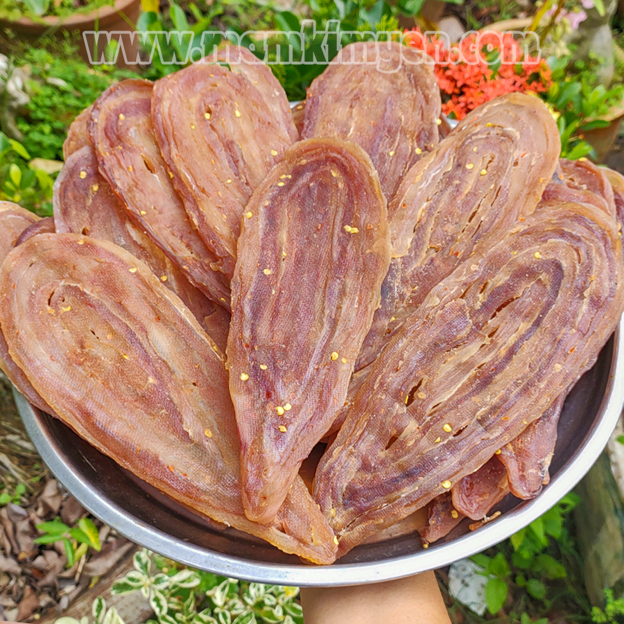 500gr khô rắn đồng châu đốc thịt nhiều dai không xương ướp sẵn gia vị thơm ngon