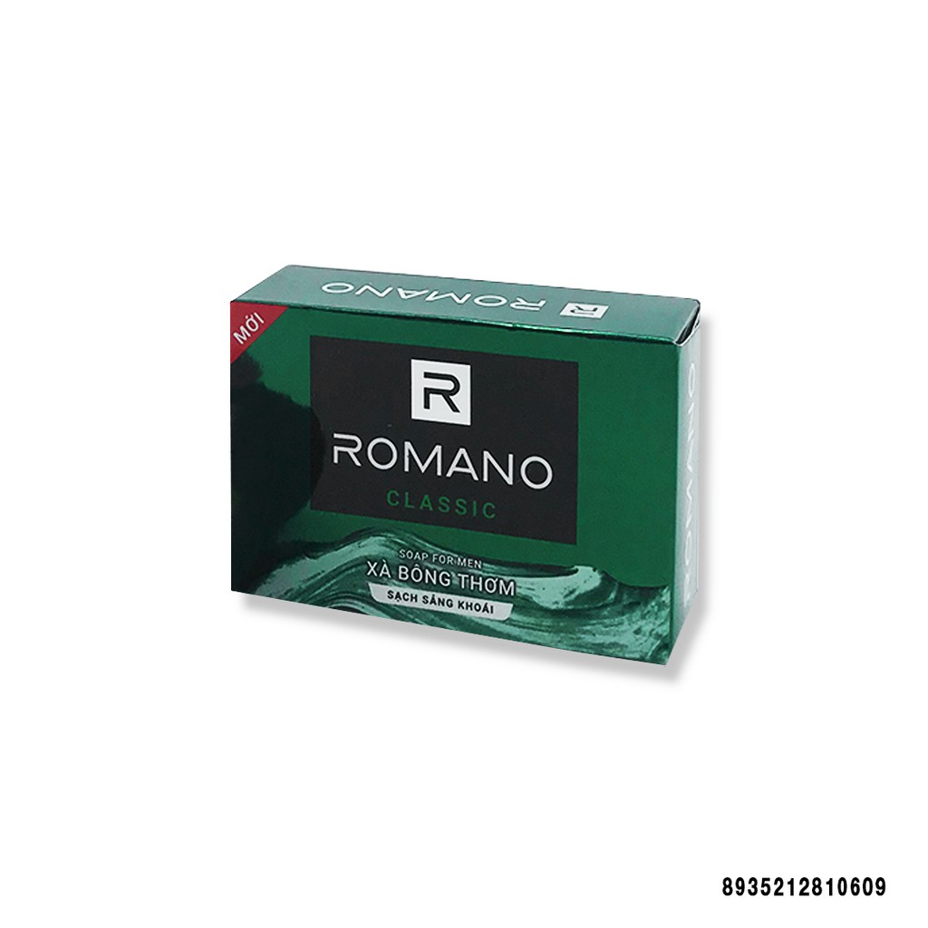 [HCM]Xà bông nước hoa thơm Romano Classic (90g)