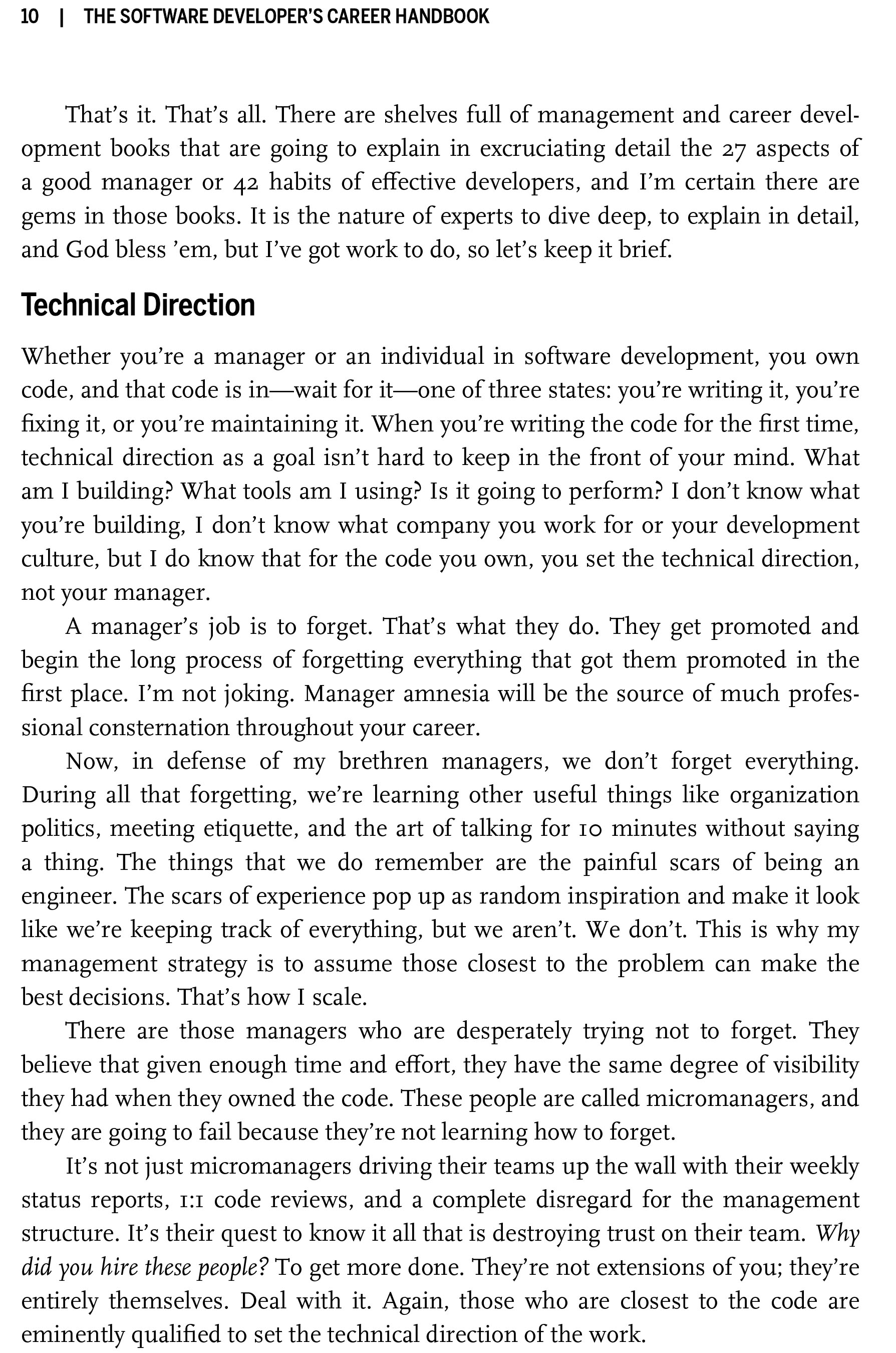 Sách The Software Developers Career Handbook