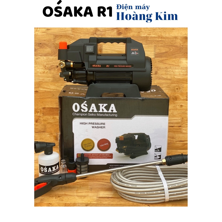 [EDON] Máy xịt rửa xe chỉnh áp Osaka R1 - 2800W