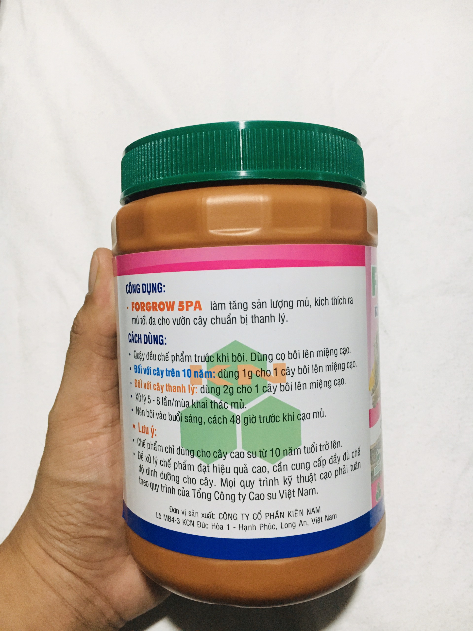 (Có Giá Sỉ Tốt)KÍCH THÍCH MỦ CAO SU FORGROW 5PA( Chuyên Dùng Cho cây THANH LÝ)