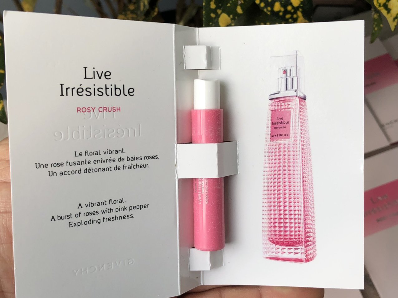 Mẫu thử Vial nước hoa Givenchy các mùi