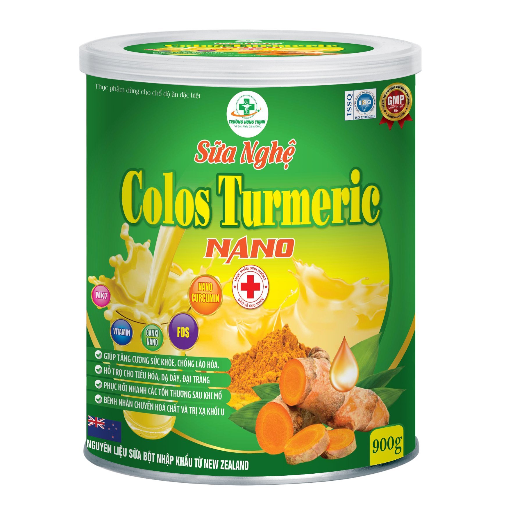 Sữa Nghệ Colos Turmeric Nano Giúp Tăng Cường Sức Khỏe