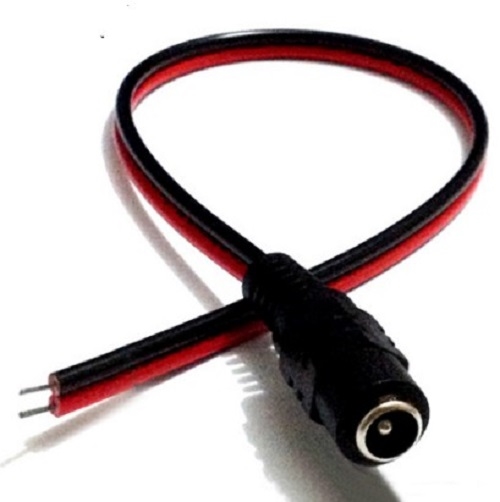 Dây nguồn DC đực cái, jack dc 5.5x2.1mm có dây