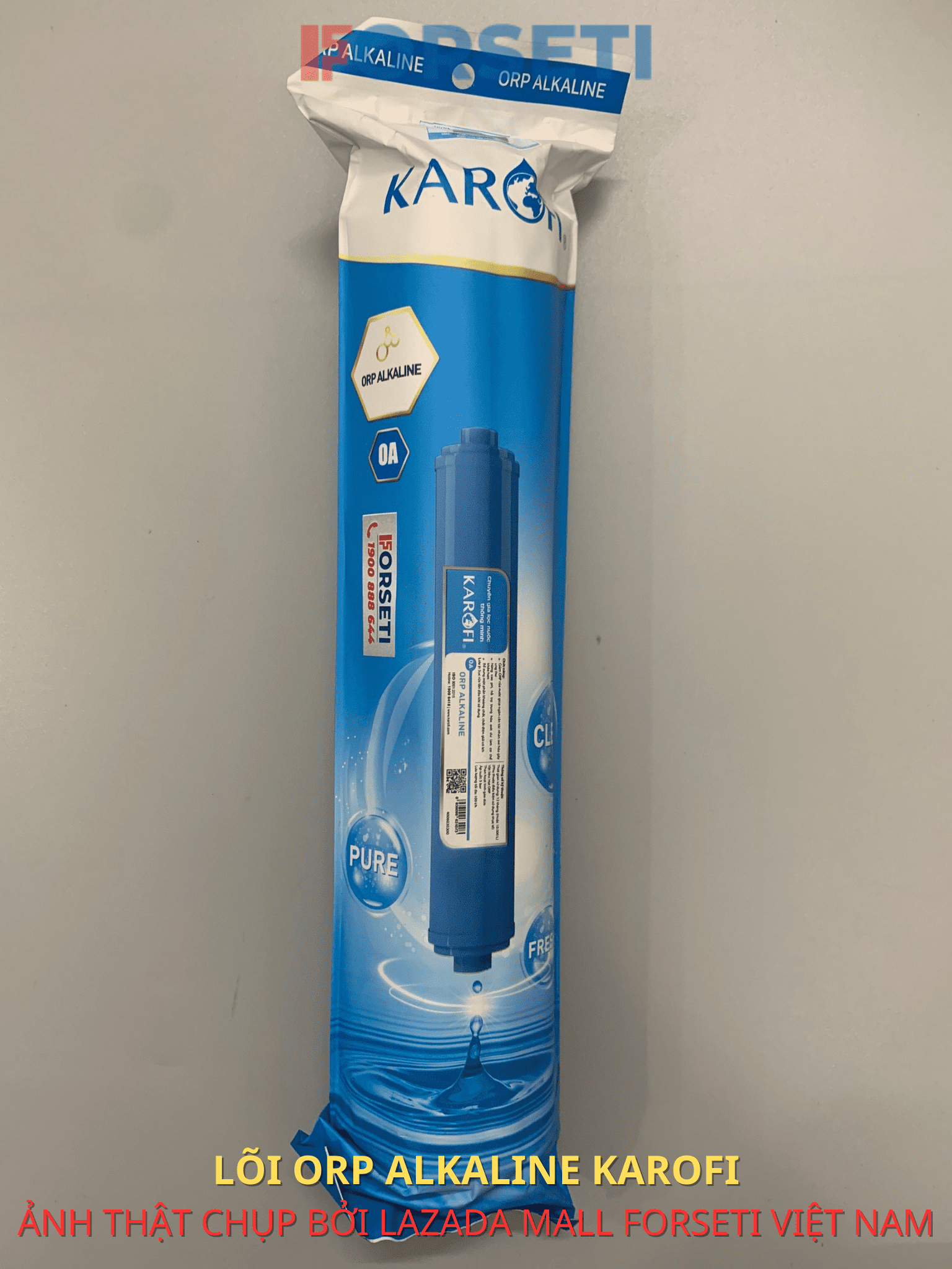 Combo 5 Lõi Lọc Chức Năng 56789 KAROFI (T33 Min Far Orp Nano) (Tặng 1 Cút T Nối Nhanh Và 1 Mét Dây 6mm)
