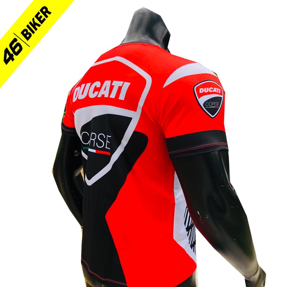 Áo thun cotton tem Ducati
