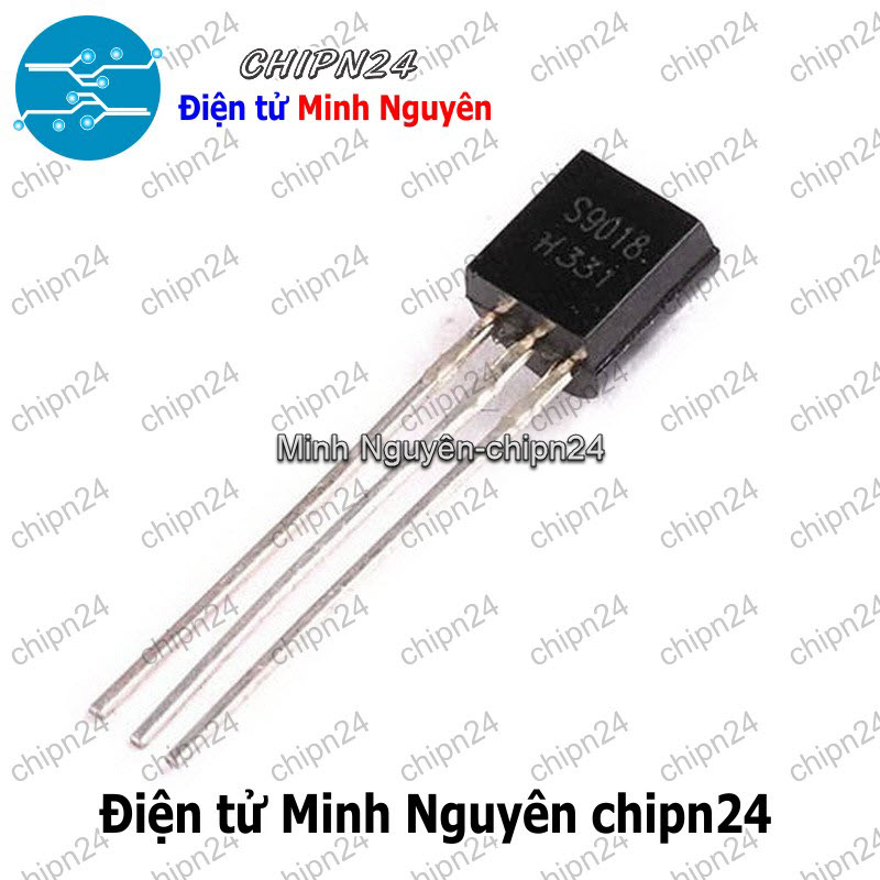 [25 con] (KT1) Transistor S9018 TO-92 NPN 50mA 18V (9018) - HH002006