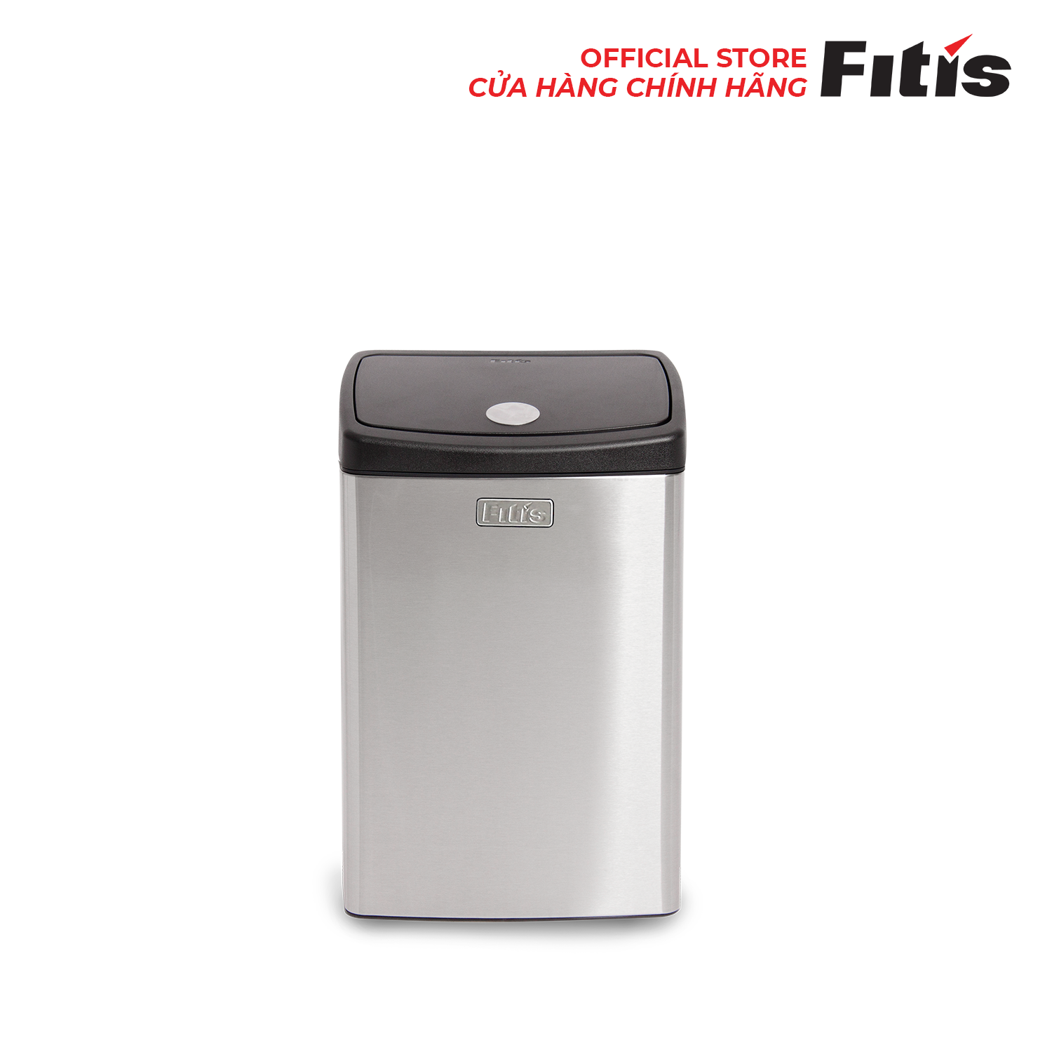 Thùng Rác Fitis Premium - Vuông Nhấn Thấp (15L)