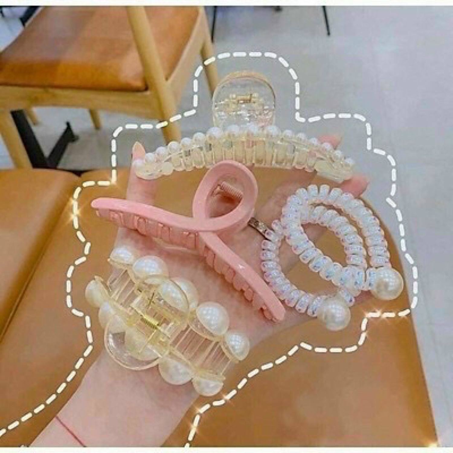 set cài tóc 5 món sang chảnh
