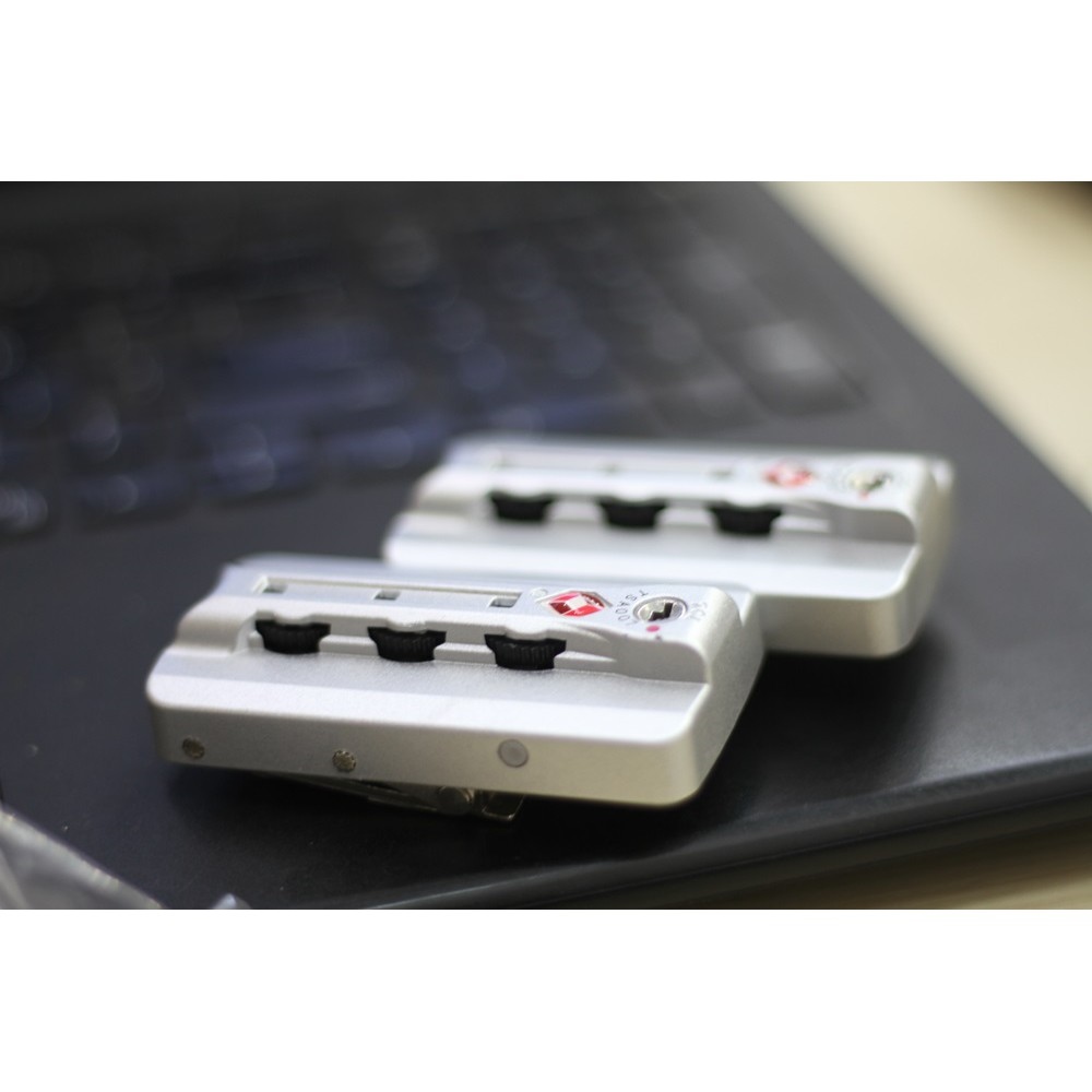 ☫❦  Khoá số cho vali khung nhôm KS003