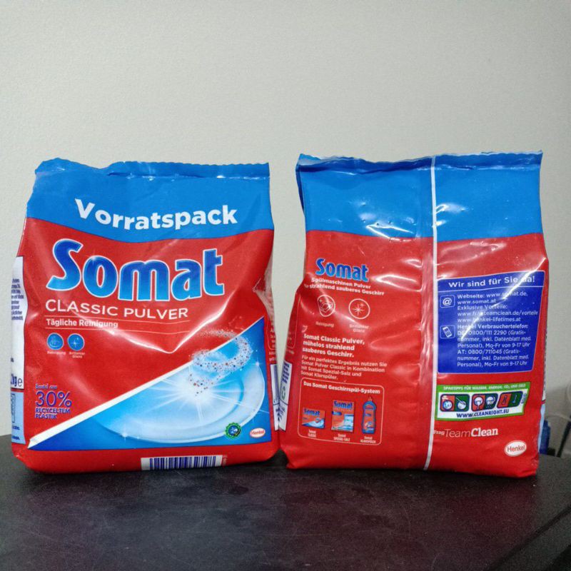 Bột rửa bát Somat 2,4kg chuyên dùng cho máy