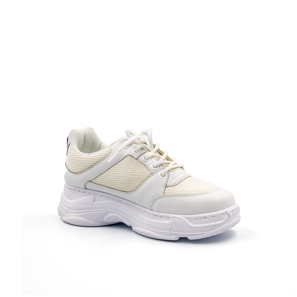 SIÊU SALE 7.7 | Giảm 30% đơn 199k - Giày Sneaker Nữ Đế Cao 7cm Da Microfiber Siêu Nhẹ Tomoyo TMW31307