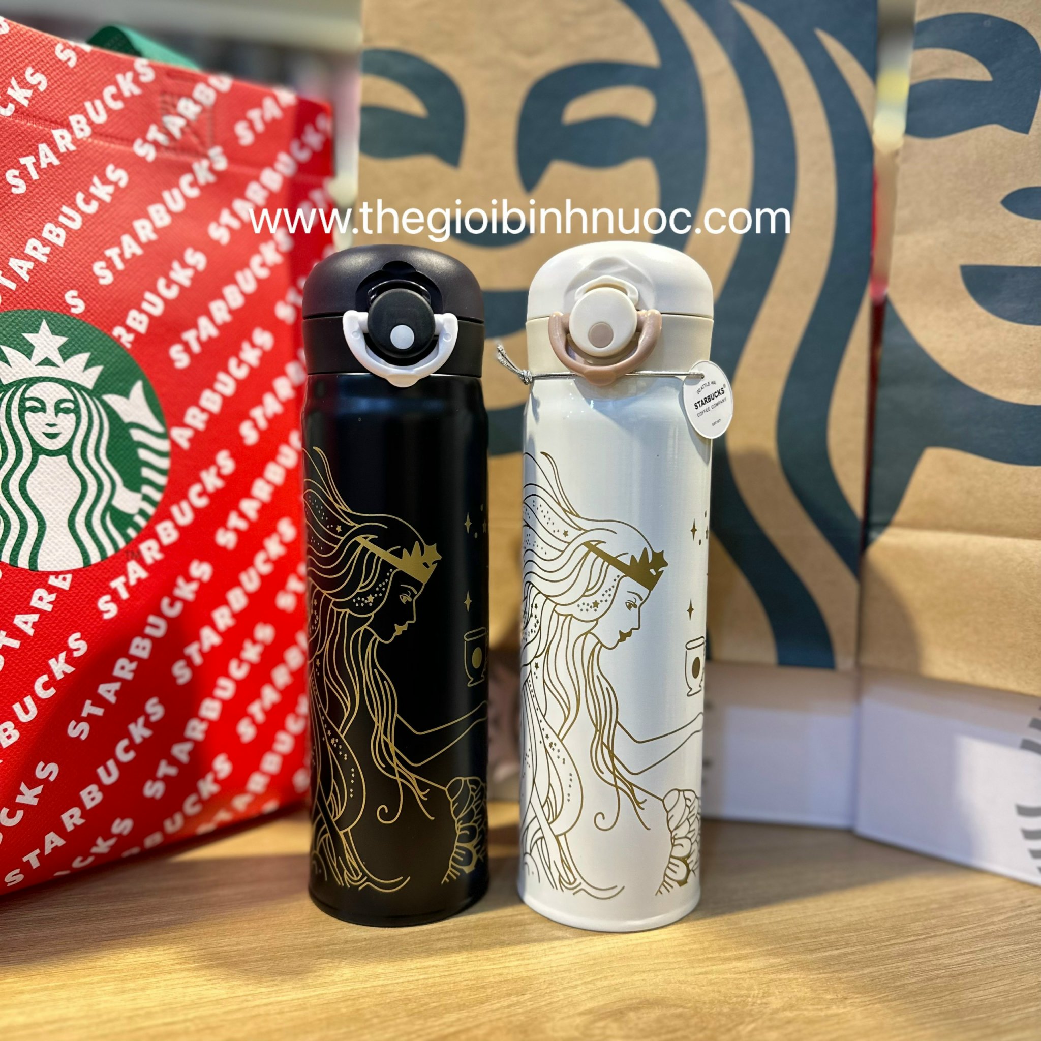[HCM]Starbucks Thermos Stainless Steel Bottle B397