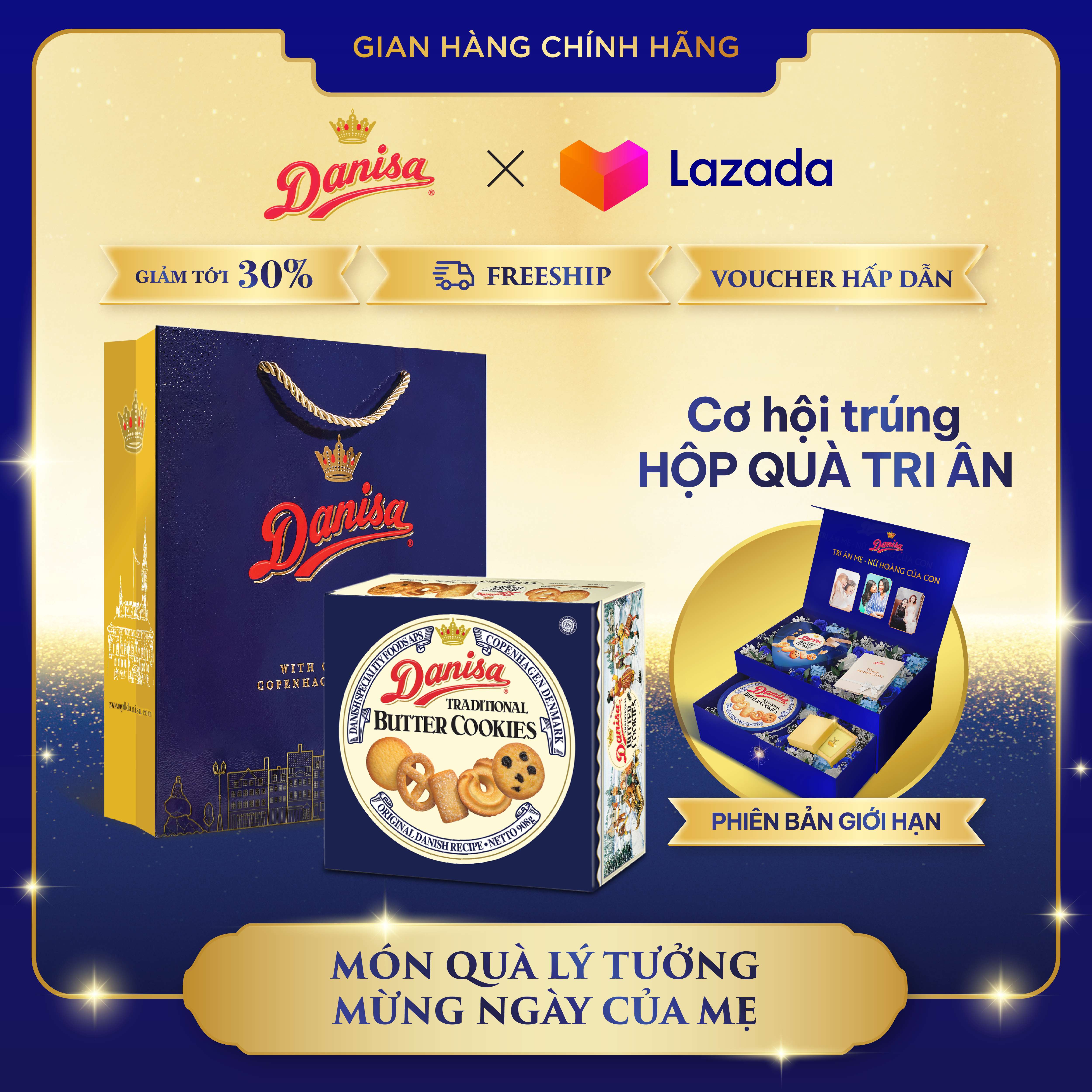 Bánh Quy Bơ Danisa Hộp 908G