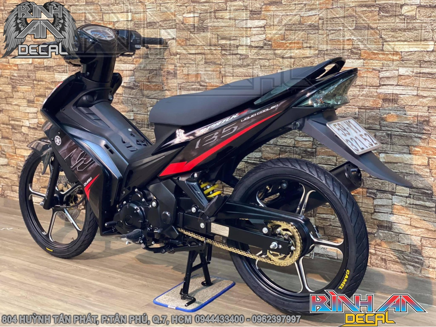 Tem rời exciter 2010 - đen