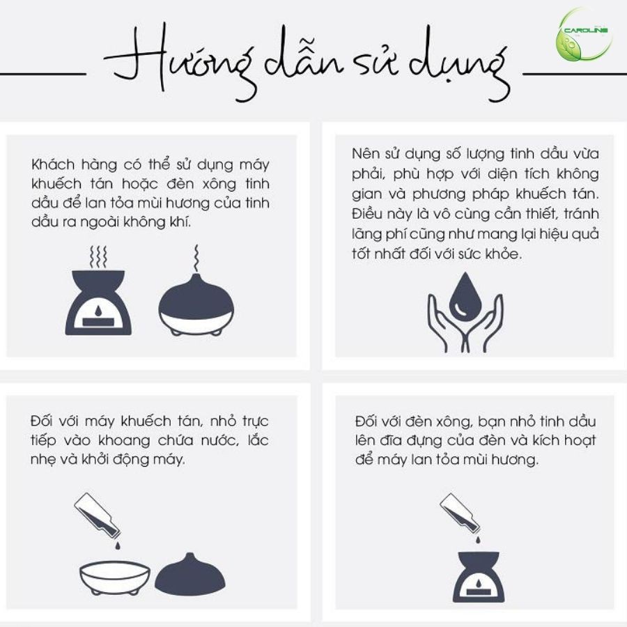 Tinh dầu Bưởi Caroline 10ml/50ml/100ml