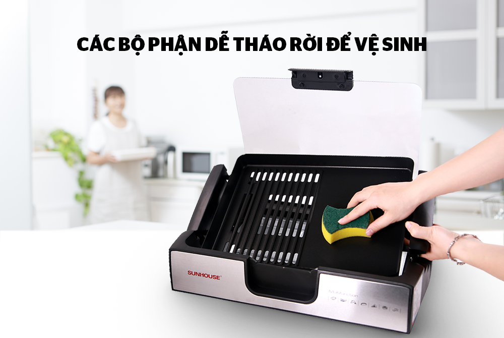 [HCM]BẾP NƯỚNG ĐIỆN SUNHOUSE SHD4603