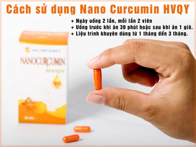 [CHÍNH HÃNG] Viên Uống NANO CURCUMIN – HỌC VIỆN QUÂN Y
