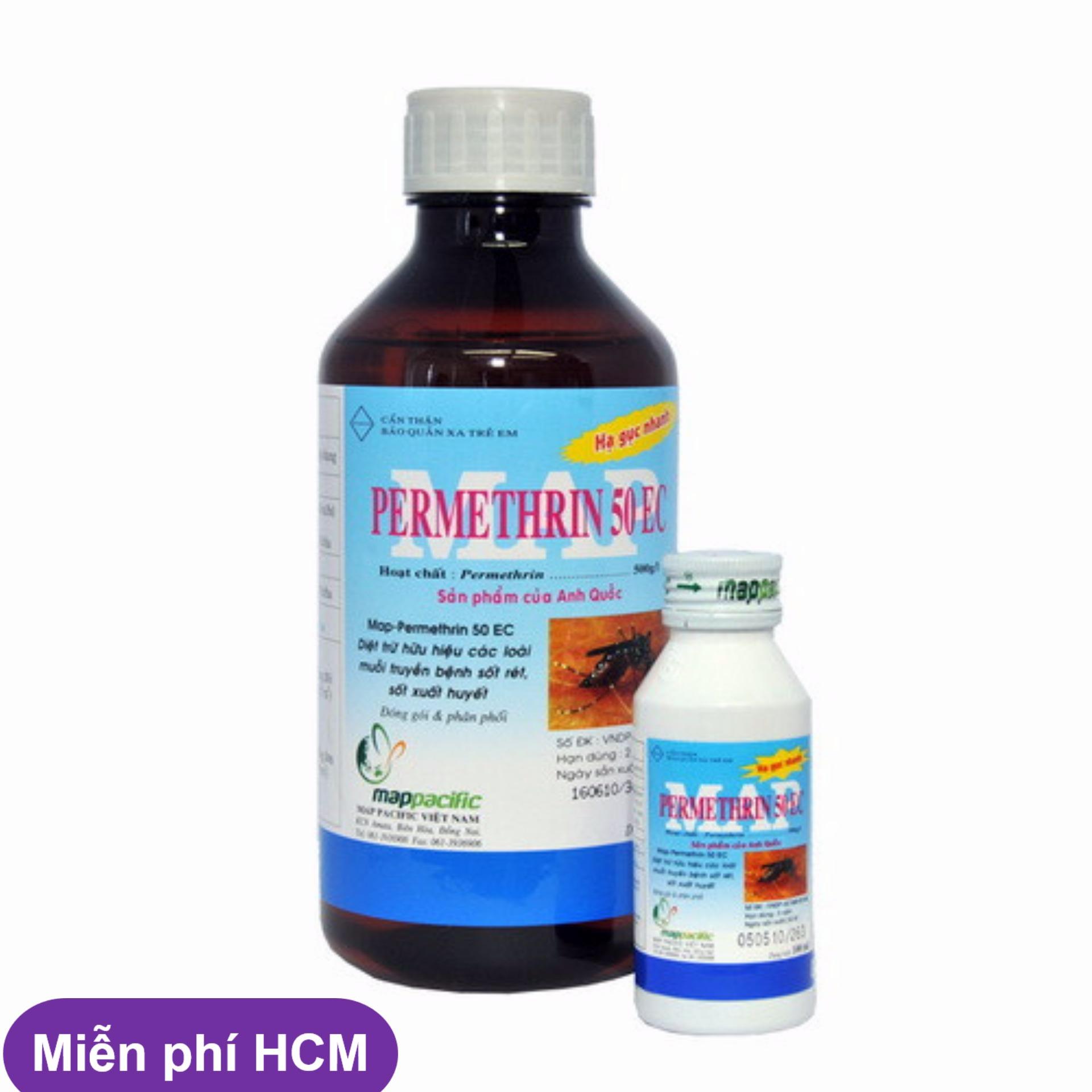 Thuốc diệt muỗi Map Permethrin 50EC chai 1 lít (Hockley - Anh Quốc)