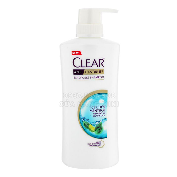 【HOT】 Combo 2 Chai Dầu Gội Đầu Clear Men - Clear Bạc Hà Thái Lan