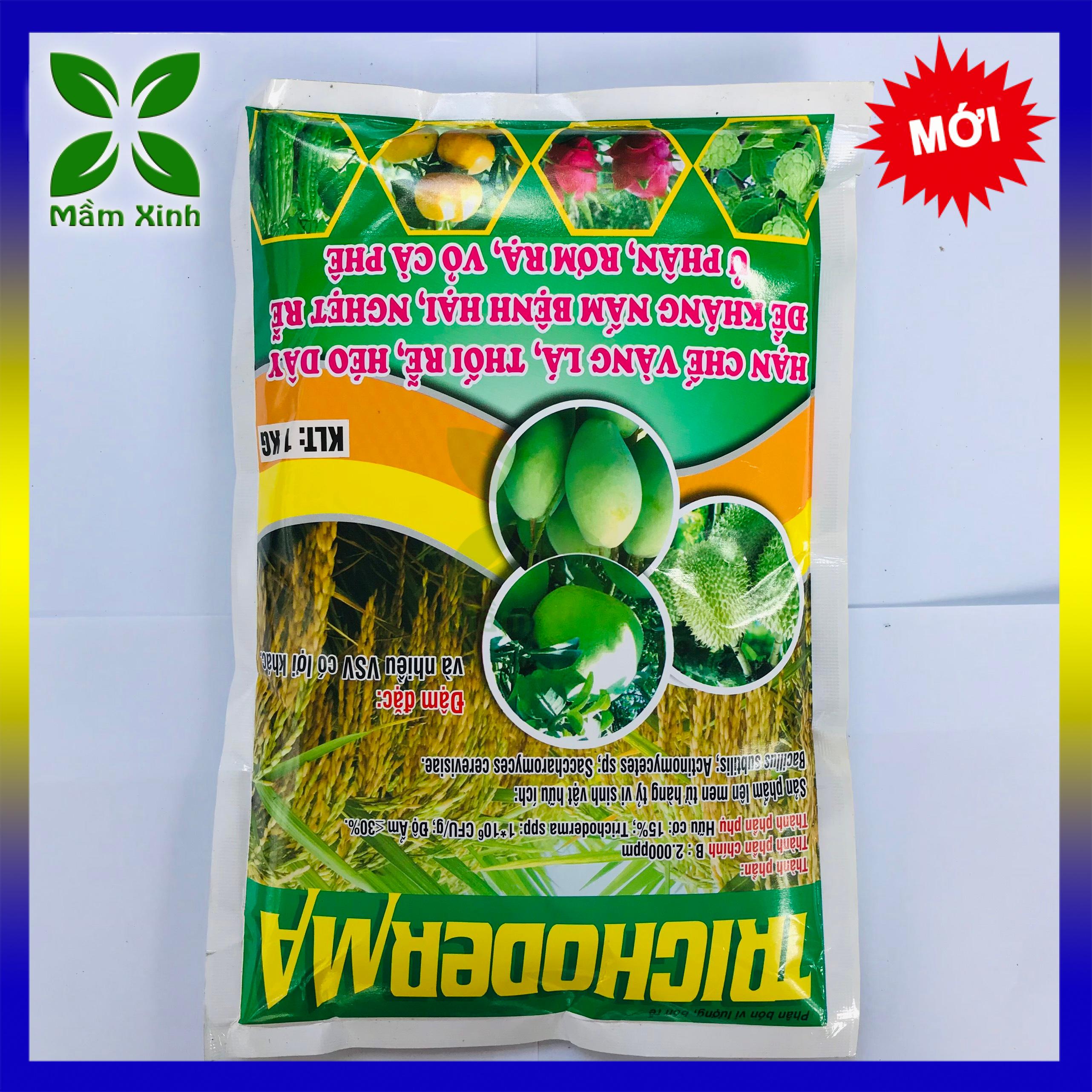 2KG TRICHODERMA dùng ủ phân hữu cơ, ủ rơm rạ, ủ phân rác nhà bếp với lượng bào tử nấm tricoderma hàm lượng cao, ngăn mùi hôi khi ủ phân